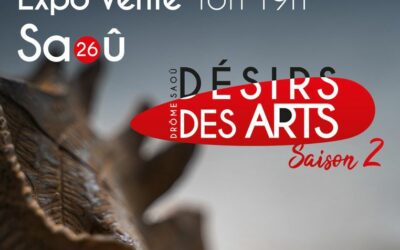 Exposition collective- Désirs des Arts – à Saoû (26400) – 6/7 décembre